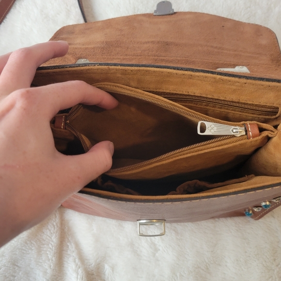 Patricia Nash Diamond Studded Leather Purse - Picture 10 of 13